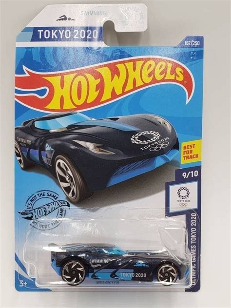 Hot Wheels Velocita Black And Blue Olympic Games Tokyo Perfect Etsy