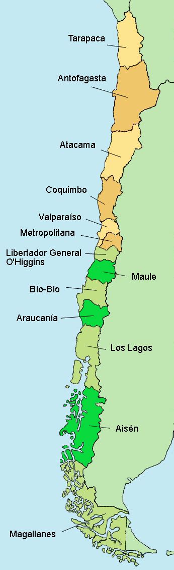 Mapas De Chile Planos De Ciudades Rutas Carreteras Regiones