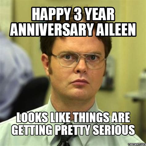The best memes from instagram, facebook, vine, and twitter about work anniversary memes. happy 3 year anniversary meme Gallery