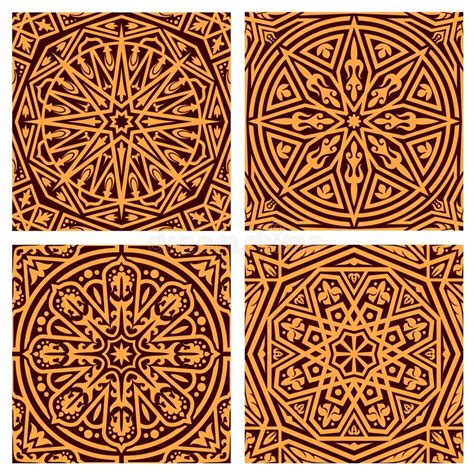 Islamic Or Arabic Seamless Pattern Stock Vector Illustration Of