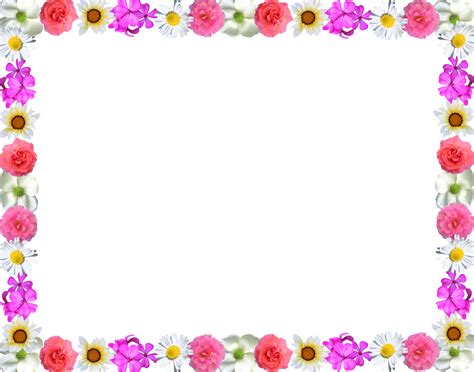 Free Page Border Designs Flowers, Download Free Page Border Designs