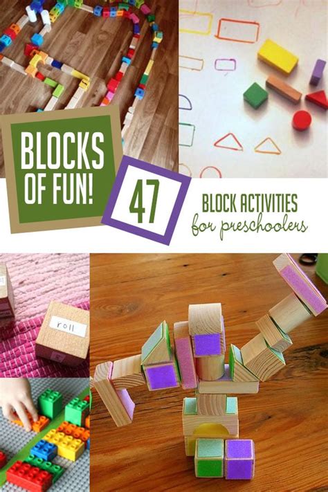 Monthly activities for preschoolers (6). 47 Super Fun Block Activities for Preschoolers | HOAWG