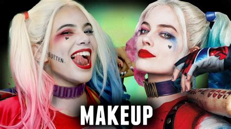 Harley Quinn Epic Makeup Tutorial Suicide Squad Halloween Costume Idea