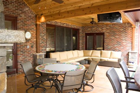 Outdoor Living Spaces Rustic Patio Houston By Wood
