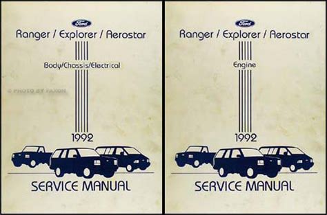 1992 Ford Ranger and Explorer Foldout Wiring Diagram