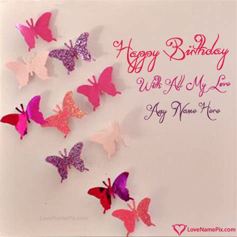 Birthday Wishes Card With Name Edit