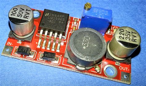 Adjustable output version of lm2596 is internally compensated to minimize the number of external circuit provides very accurate reading. Hacking a cheap DC-DC buck converter module (LM2596 chip) into a CC LED driver - Electrical ...