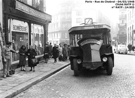 Paris Autobus 1940 1950