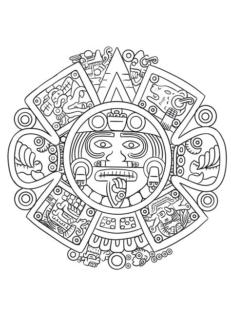 Pin De Agodinez En Aztec Símbolos Aztecas Aztecas Dibujos