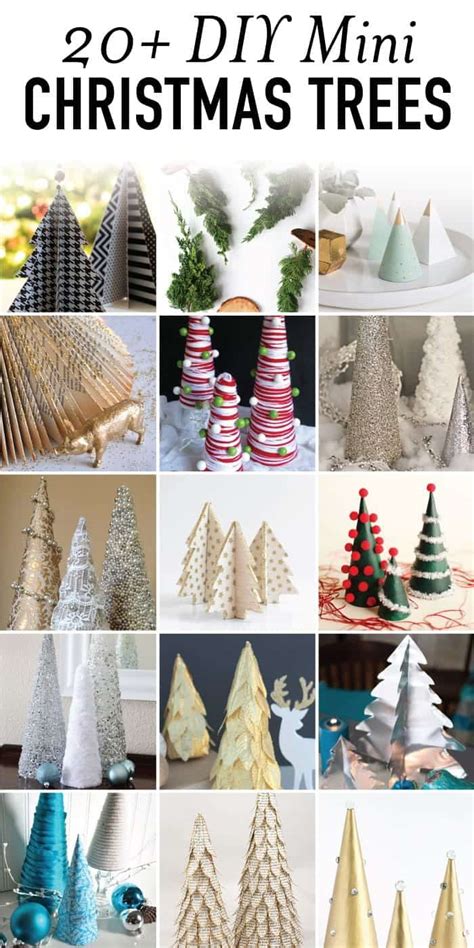 20 Diy Mini Christmas Tree Ideas