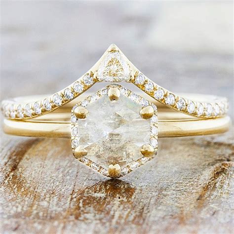 Ken And Dana Design Grey Diamond Engagement Rings Wedding Rings
