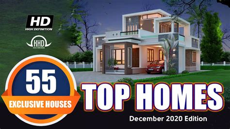 December 2020 House Design Compilation Kerala Home Design Youtube