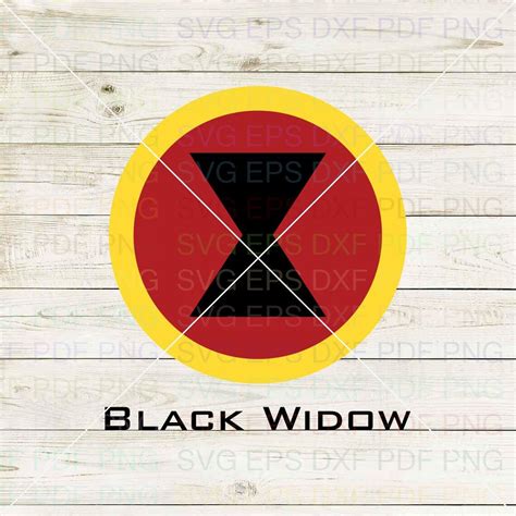 Black Widow Svg Dxf Eps Pdf Png Cricut Cutting File Vector Etsy