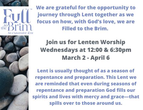 Lenten Worship Good Shepherd Lutheran Church