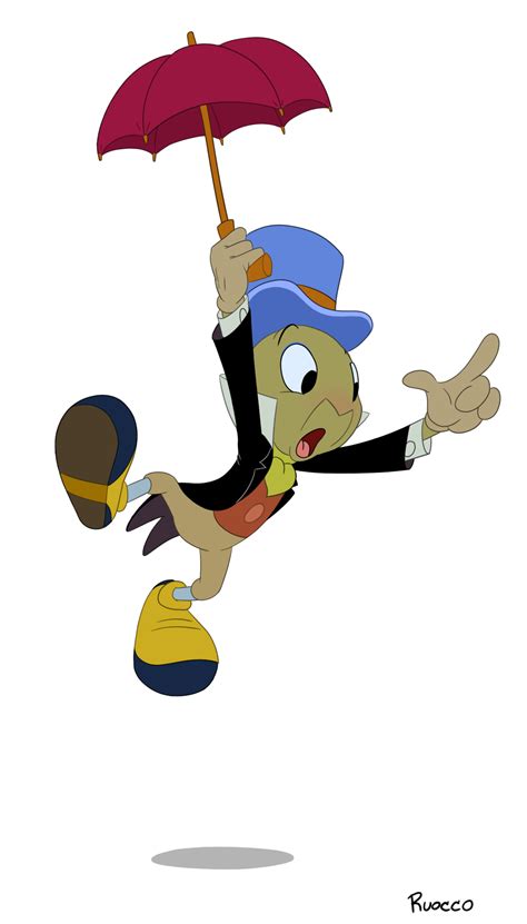 A Faithful Jiminy Cricket Rendering By Michael J Ruocco Disney Art