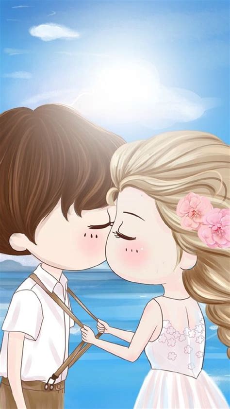 40 Cute Cartoon Couple Love Images Hd Love Animation Wallpaper Cute