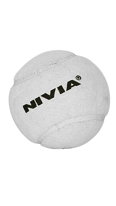 Nivia Heavy Tennis Ball Cricket Ball Pack Of 6 White