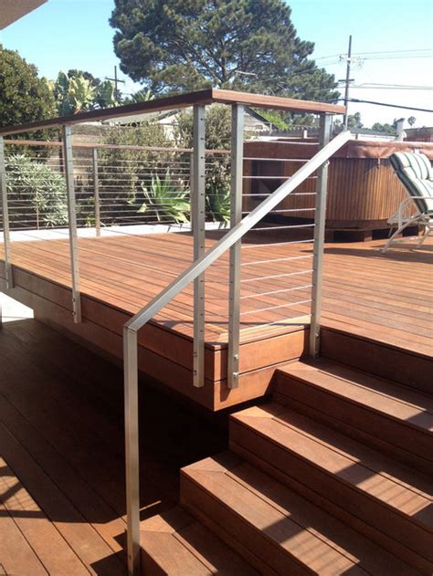 All cable and fittings are manufactured from marine grade 316 stainless steel. Stainless Steel Cable Railing Systems