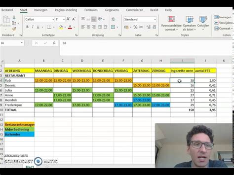 Hoe Een Strokenplanning Maken In Excel Voor Efficiëntie