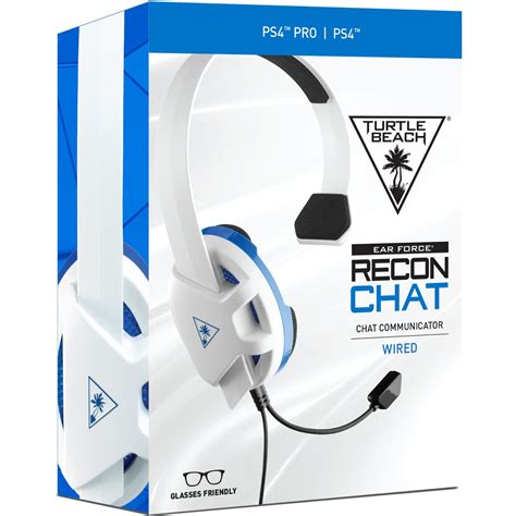 Turtle Beach Recon Chat White Headset For Ps4 Pro And Ps4