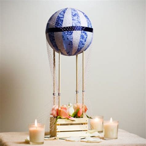 101 Easy To Make Baby Shower Centerpieces Diy Hot Air Balloons Baby