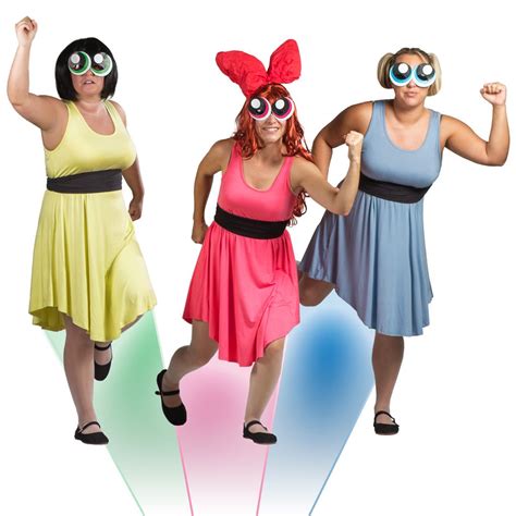 Sugar, spice, and everything nice! DIY Powerpuff Girls Costumes | Powerpuff girls costume ...