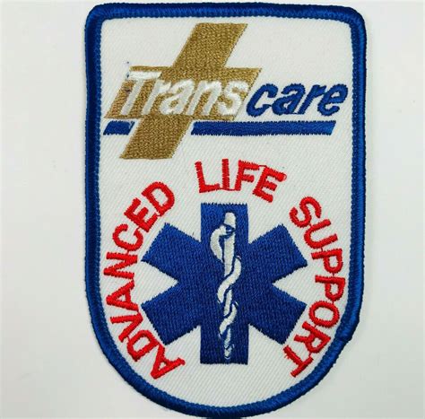 Transcare Advance Life Support Ambulance Patch Ems Patch Ems Emt