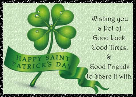 Happy Saint Patricks Day Wishes Free Happy St Patricks Day Ecards