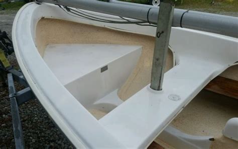 Oday 12 Foot Widgeon Sailboat Complete With Mast And Sails Ready To