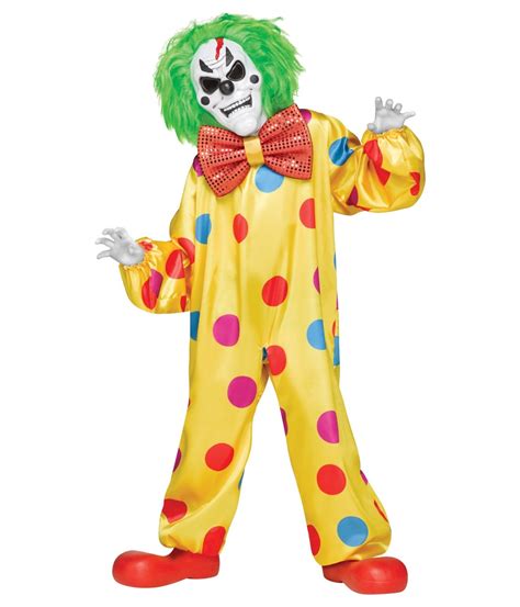 Color Change Killer Clown Boys Costume