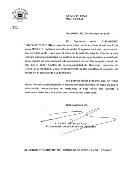 Oficio N° 8923 Inc Solicitud ValparaÍso 20 De Mayo De 2015