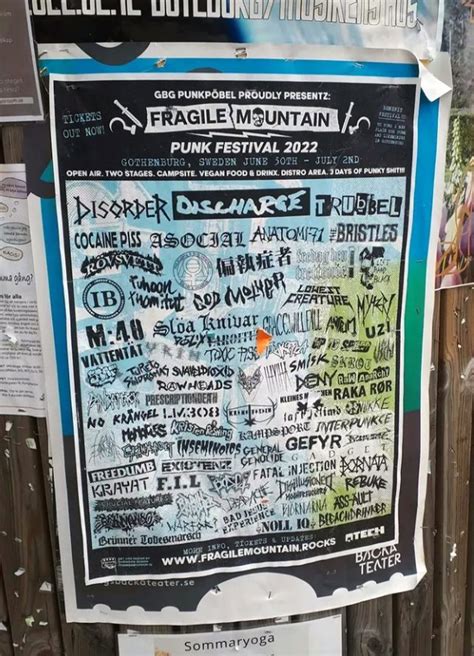 Fragile Mountain Punk Fest Paranoid