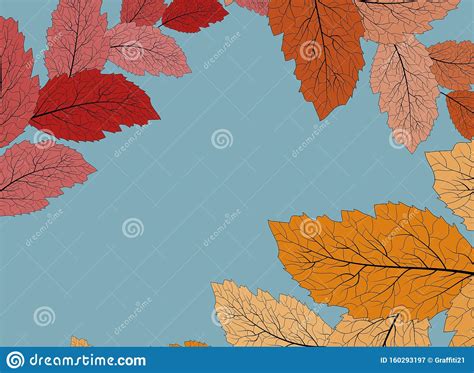 Autumn Leaves Background Great Design For Any Purposes Pattern With