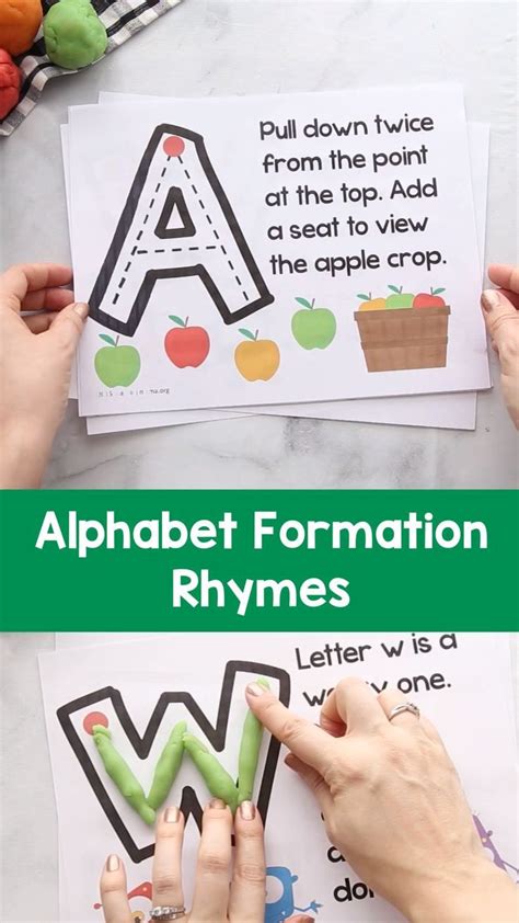 Uppercase Alphabet Formation Rhymes Alphabet Activities Preschool