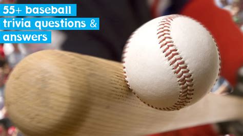 55 Baseball Trivia Questions With Answersquiz