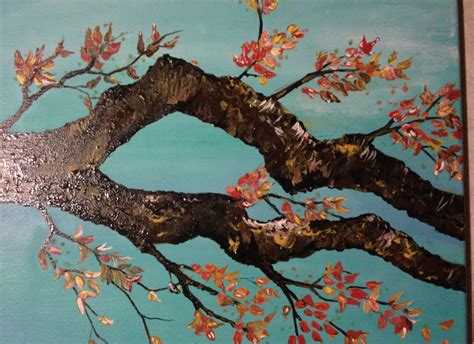 Tree Branches Acrylic Painting Imagine There Is A Better World More