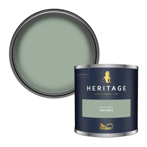 Dulux Heritage Sage Green 1ltr Velvet Matt