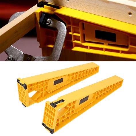 2pcs Cabinet Drawer Slide Mounting Jig Runner Reversible Drill Guide