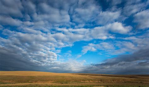 Cloudy Blue Sky Stock By Leeorr On