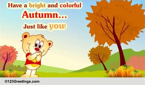 Warm Autumn Hug Free Happy Autumn Ecards Greeting Cards 123 Greetings