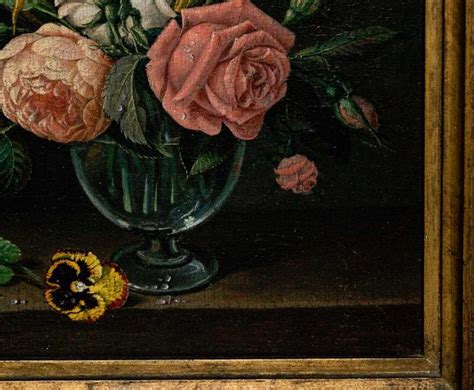 Pair Of 18th Century Dutch Floral Still Life Paintings On Canvas Later