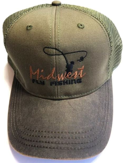 Fishing Hat Fly Fishing Cap Mens Rustic Outdoors Meshback Trucker
