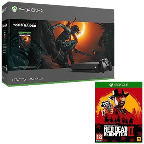 Pack Xbox One X Red Dead 2 Tomb Raider à 449 €