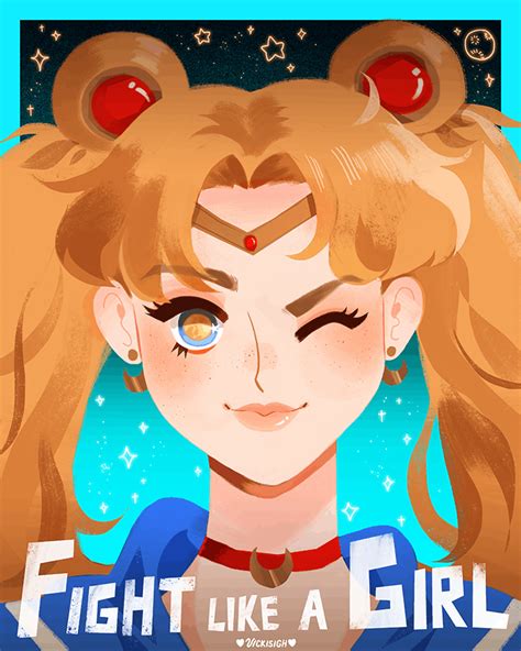 Sailor Moon Fight Like A Girl Series Via Vickisigh Click On The Image