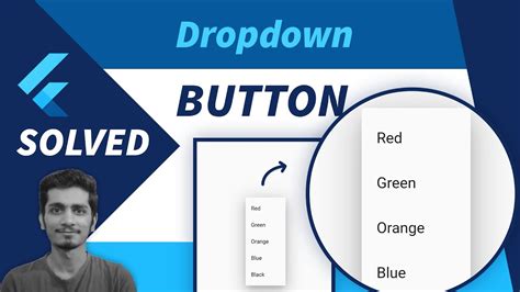 Flutter Dropdown Button Tutorial Dropdown Menu Item List Flutter Dropdown List Youtube