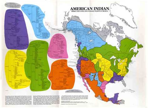 American Indian Tribes And Language Families North Of Mexico Universal Workshop