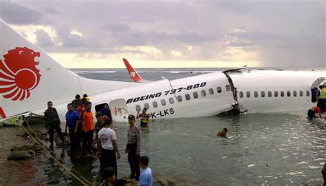 Plane Crashes In Bali And Breaks In Half Everyone Survives