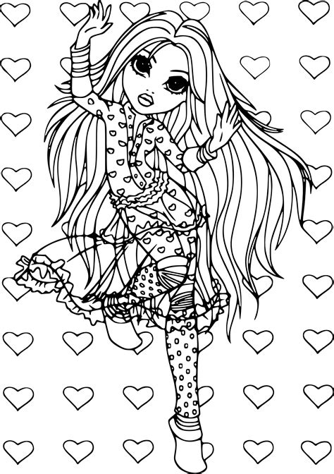 Dessin A Imprimer Fille Coloriage Fille Manga Danseuse Dessin Gratuit