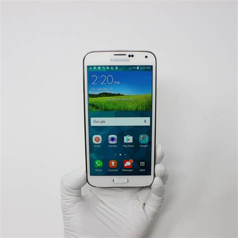 Galaxy S5 16gb Shimmery White Unlocked For Sale