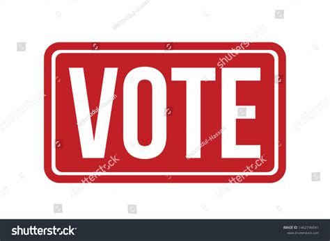 Vote Rubber Stamp Vote Stamp Seal Stock Vector Royalty Free